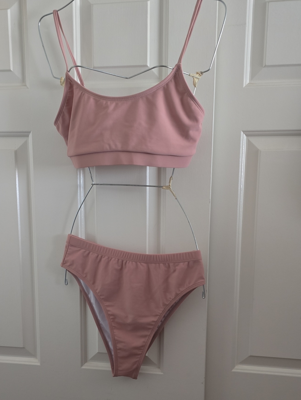 Women's Dusty Pink Bikini Set - Classic Two-Piece Swim